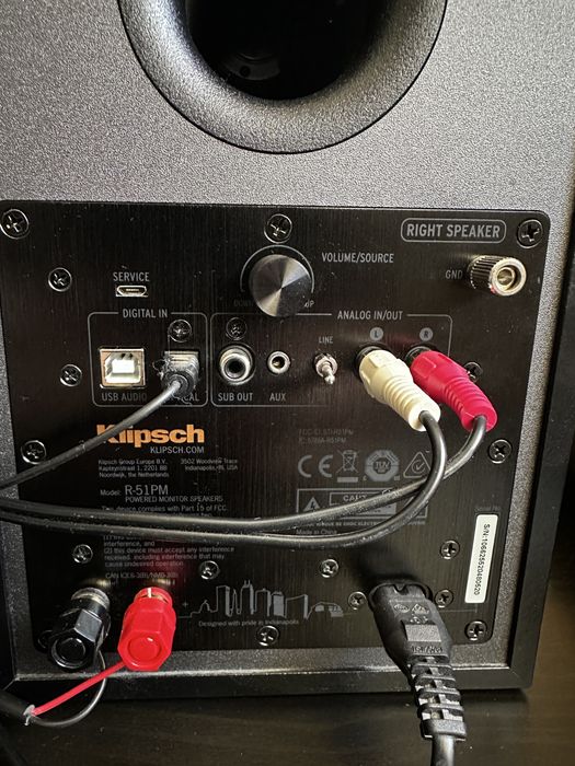 Klipsch R-51PM Boxe active Hi-Fi 120W RMS bluetooth, digital, analog