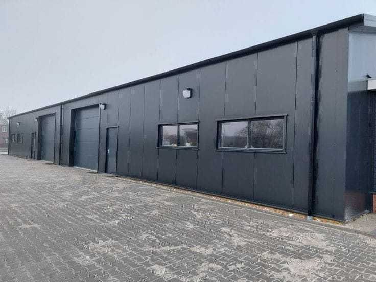 Теплые ангары от 300 м² | Сэндвич-панели PIR