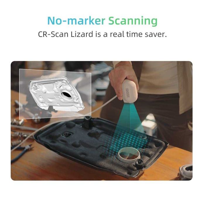 Creality CR Scan Lizard 3D скенер Premium Kit, точност 0.05 мм и скорост на сканиране 10 FPS, 3D скенер за 3D печат