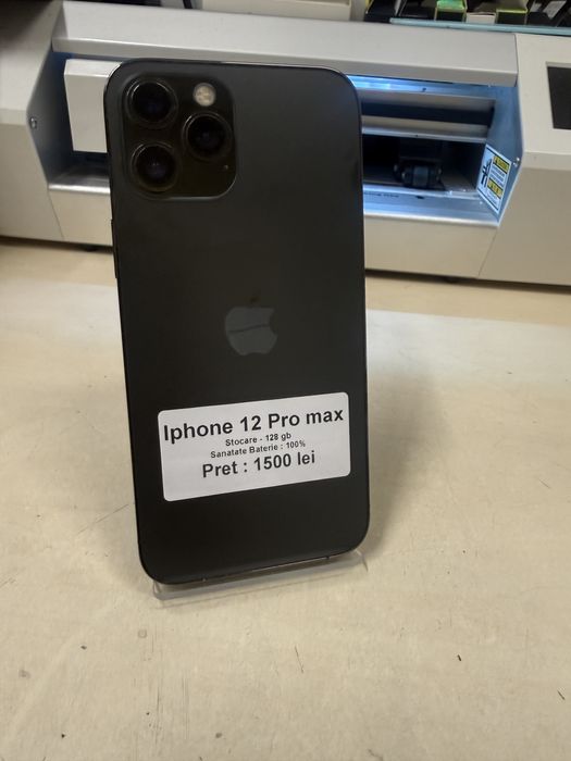 Iphone 12 pro max / 128 gb  / 100% baterie / garantie