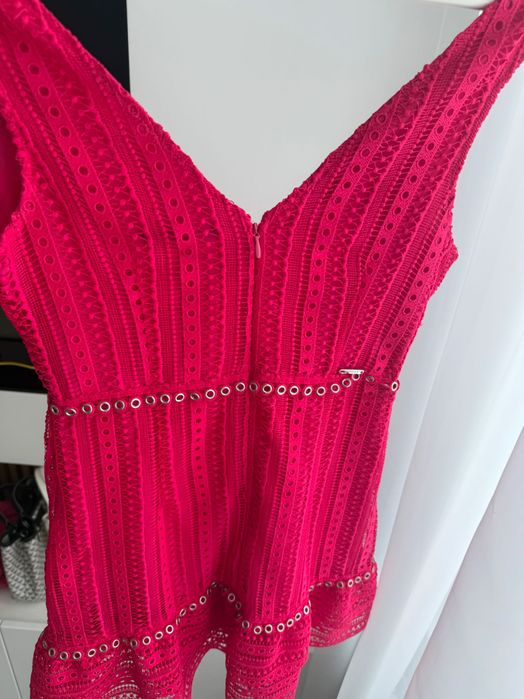 Guess розова рокля с дантела