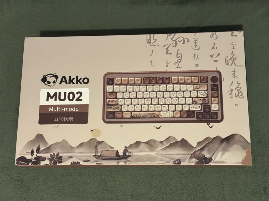 Tastatura Mecanica din Lemn Akko MU02 75% Gasket Mount