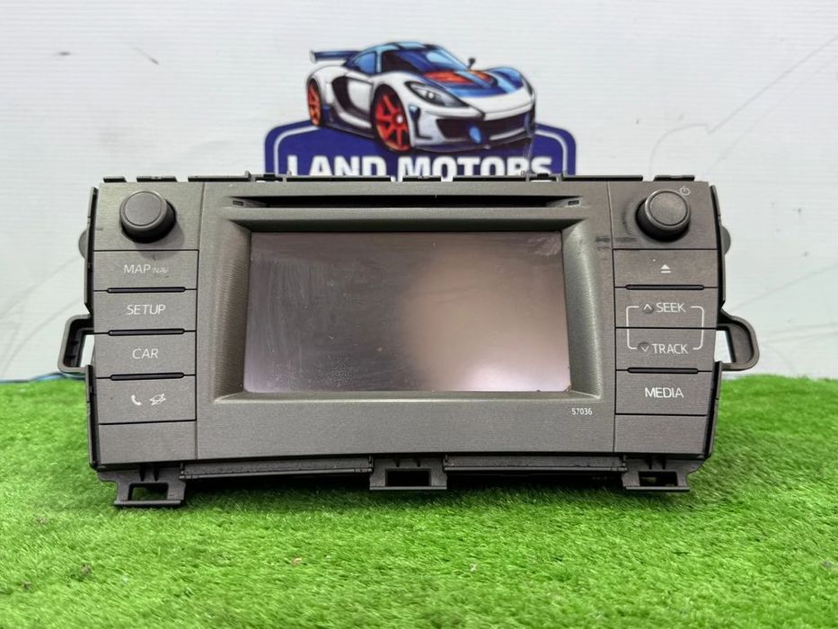 DISPLAY NAVIGATIE / ECRAN CONTROL MEDIA + RADIO CD TOYOTA PRIUS 2012 HYBRID 1.8 BENZINA Hatchback COD OEM 86140-47080 CV-VS01F14D 10R-030232 861404708