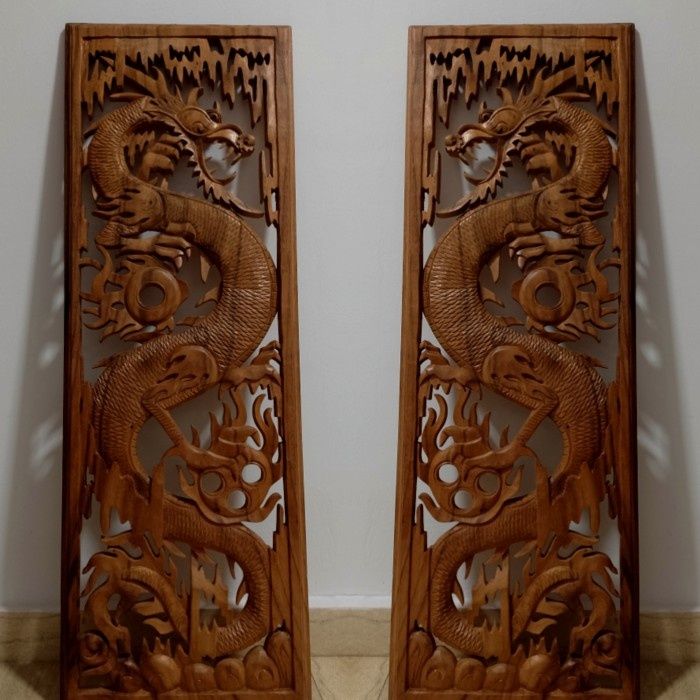 Superbe sculpturi tablouri din lemn de suar