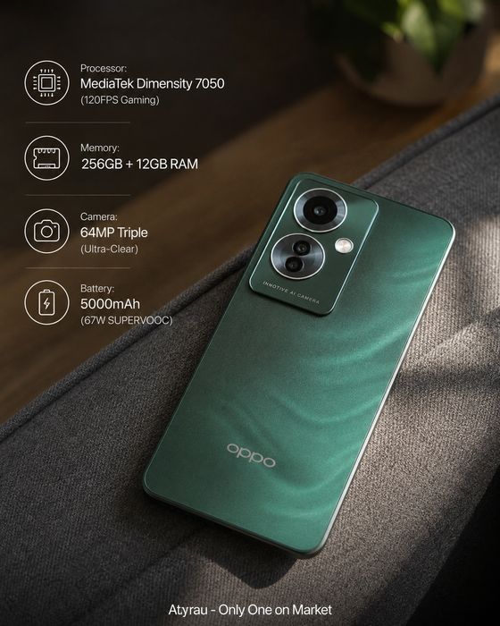 Oppo Reno 11F (256 GB) — Зеленый цвет

(ЧИТАТ