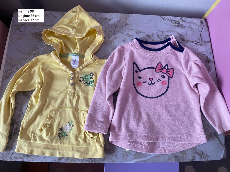 Lot bluza pulover tricot copii marime 98 2-3 ani C&A nutmeg