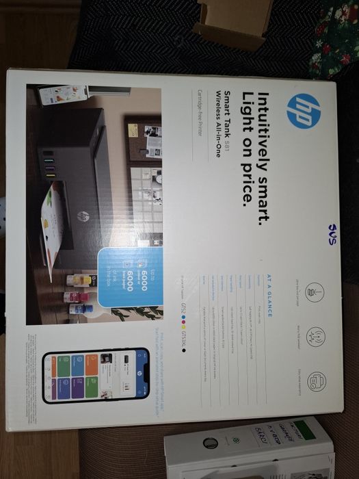 Imprimanta multifunctionala HP Smart Tank 581 WiFi cu rezervoare cerneala