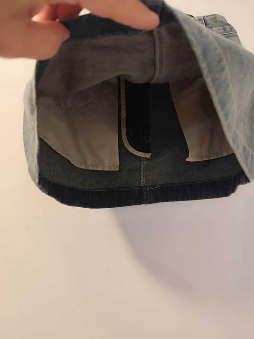 PRET REDUS  -  Fustă scurtă din denim damă, XS, nouă fără etichetă