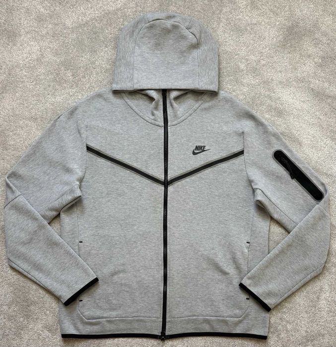#EDITIE LIMITATĂ# Nike Tech Fleece Full Gri - Verificare Colet