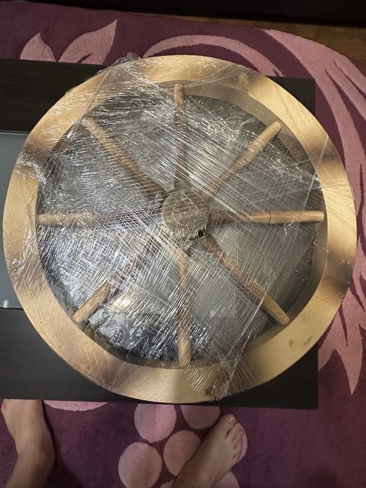 Roata car lustra pentru decoratiuni lemn bun