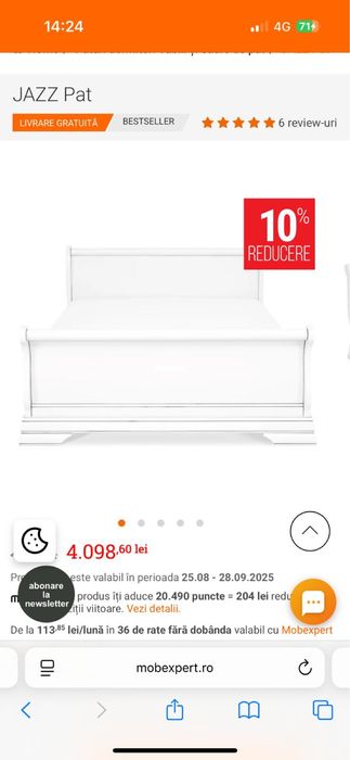 Mobila Mobexpert Jazz living si dormitor la jumatate de pret !