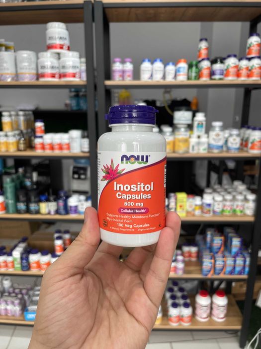 NOW Inositol 500mg 100 vegcaps