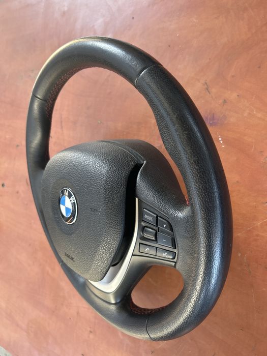 Volan piele cu airbag Bmw F30 model cu comenzi