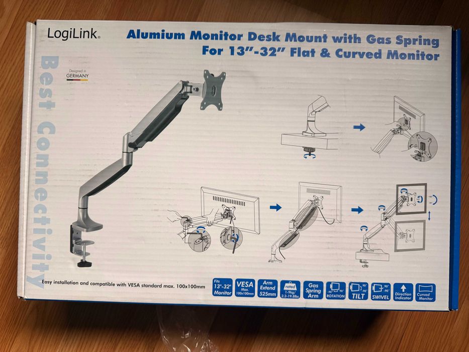 Suport pt Monitor din aluminiu pt 13"-32"
