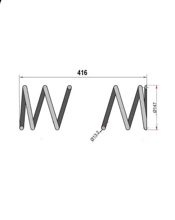 Продам пружины передней подвески