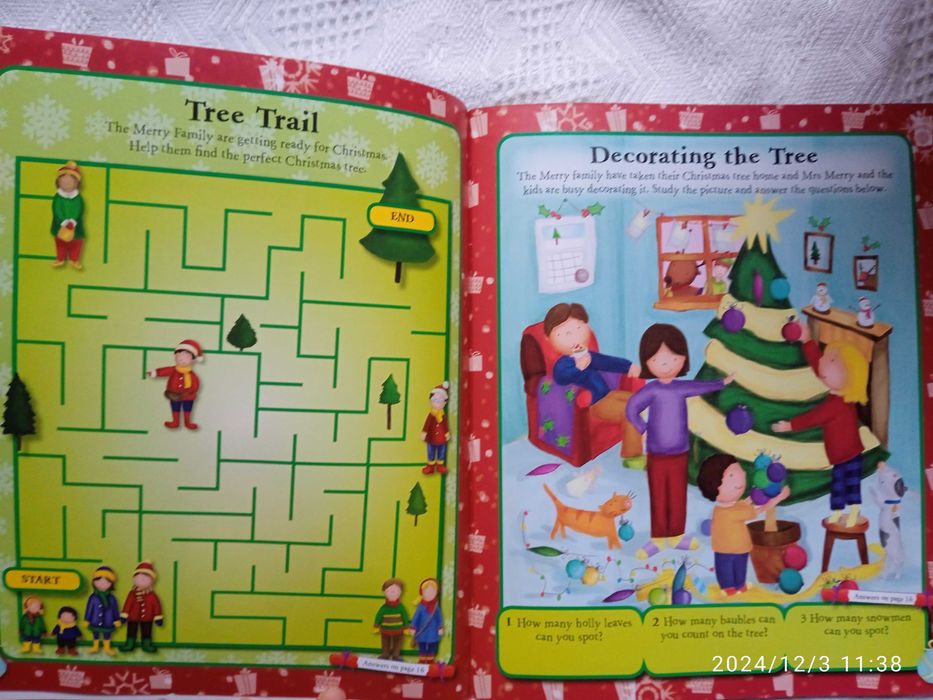 Коледни Английски  детски книжки, нови, English books, new