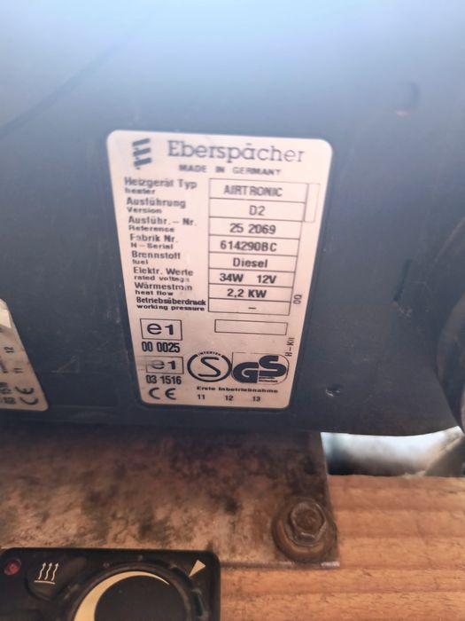 Vând airtronic ebespacher D2