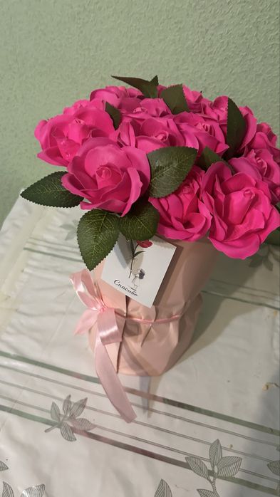 Цветы мыльные букеты 15 шт