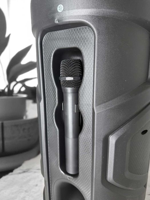 Караоке колонка bluetooth ZQS8302, с беспроводным микрофоном, 80 см