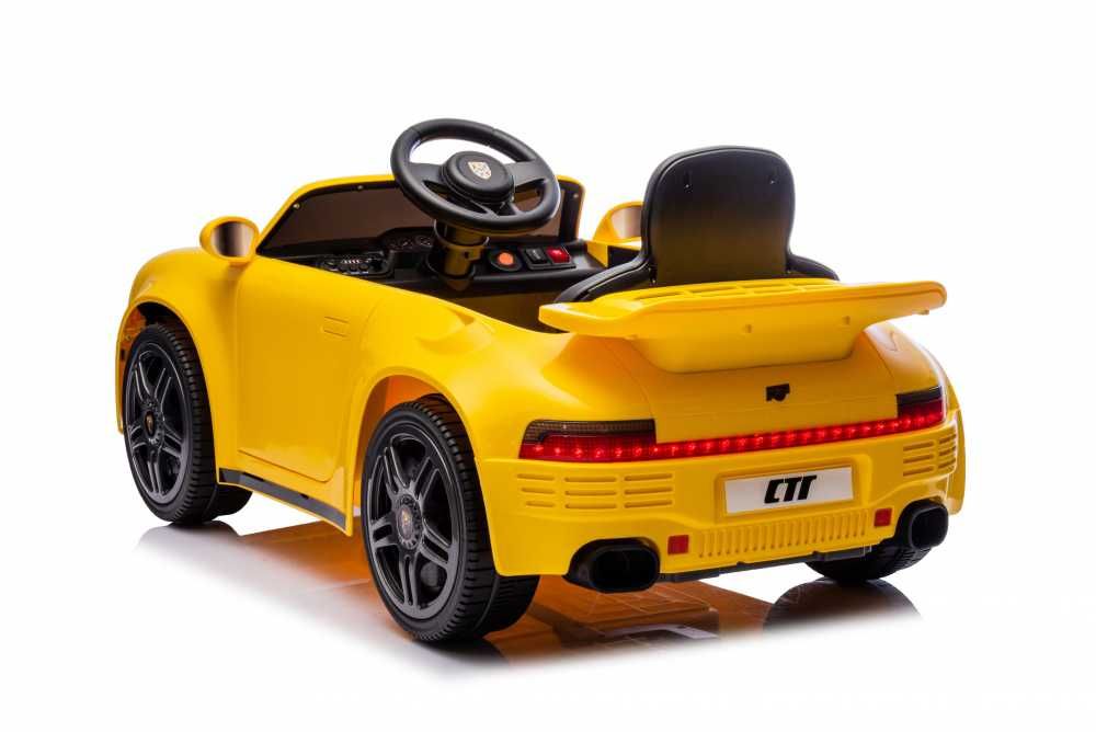 Masinuta electrica pentru copii Porsche RUF CTR Roz telecomanda,90w