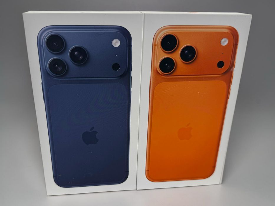 ЧИСТО НОВ! Apple iPhone 17 Pro Max 256GB Deep Blue / Orange 2г. Гаранция!