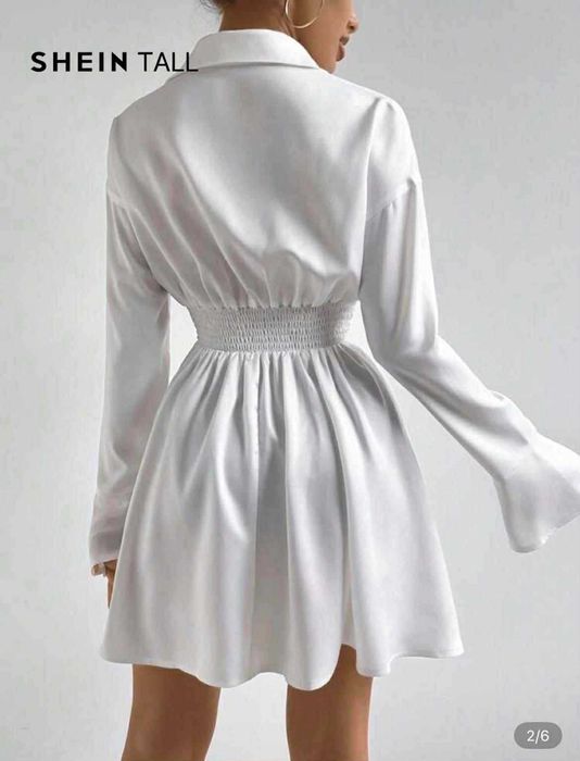 Рокля тип риза с ластик