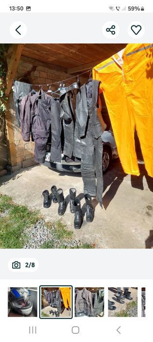 Vand echipament moto