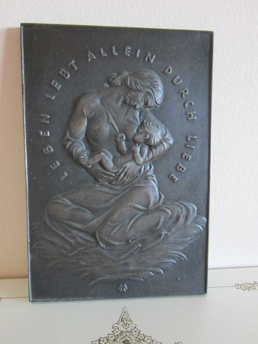 cadou rar Dragoste de mama semnata H.Moshage 1930