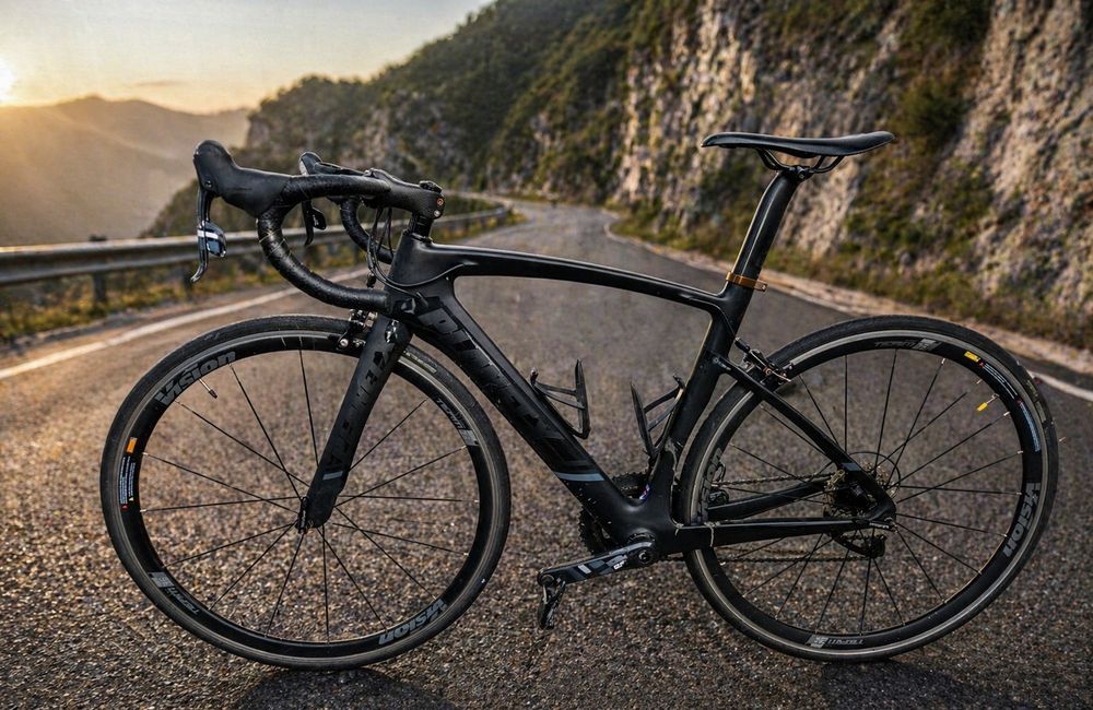 Vând cursieră Planet X EC-130E Aero Road Bike - Carbon - Roți Vision Team 35
