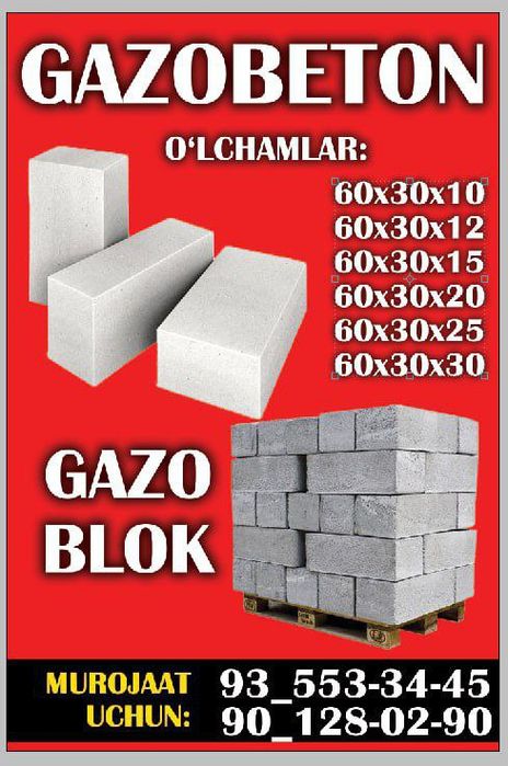 TOSHKENT GAzoblok ishlab chiqarish korxonasi