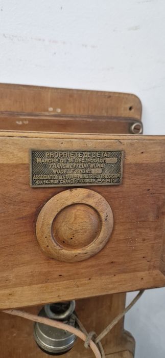 Telefon manivela vechi Franta autentic colectie