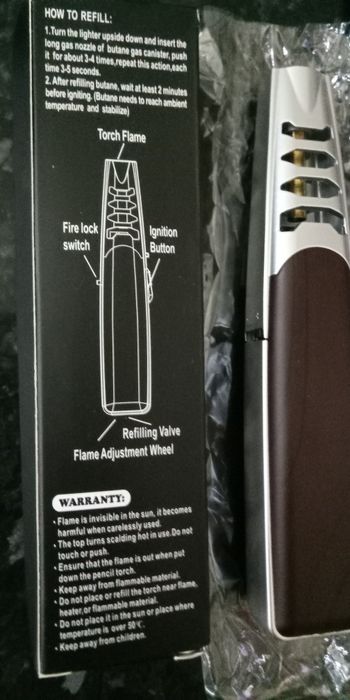 Турбо зажигалка .