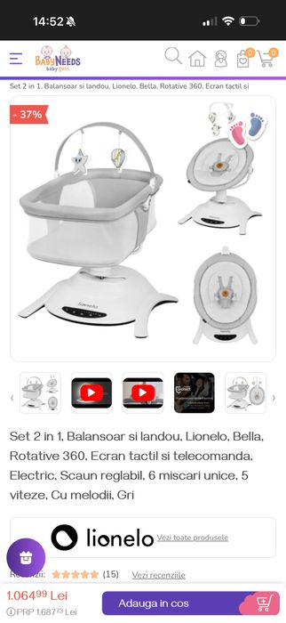 Balansoar bebe 2 in 1