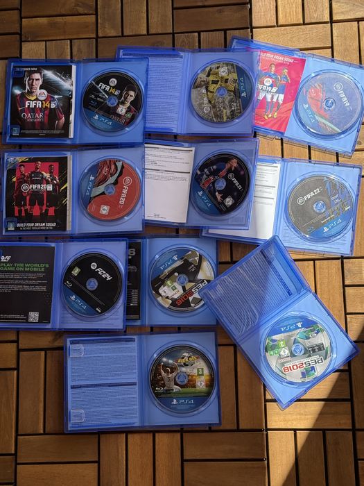 FIFA 14 17 19 20 21 22 23 24 PES 2016  2018 PS4