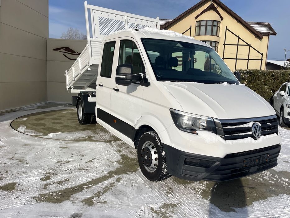 Volkswagen Crafter Doka 6LOCURI  PUNTE DUBLA  BASCULABIL Vw Crafter Doka 2.0TDI, 177CP, Clima, Webasto, Comenzi volan,Distronic