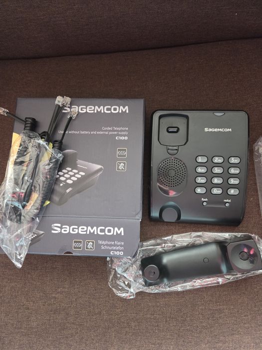 Стациинарни телефони/Телефонен апарат жичен/безжичен 5бр