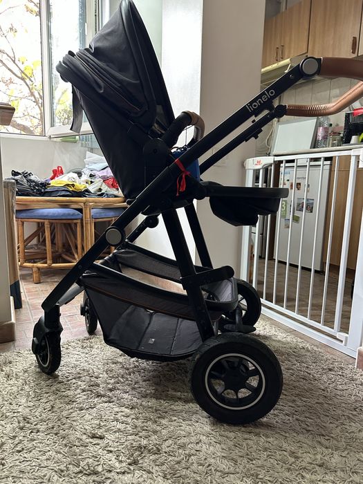 Cărucior 3 în 1 Lionelo Amber – landou + scoică ADAC, până la 22 kg