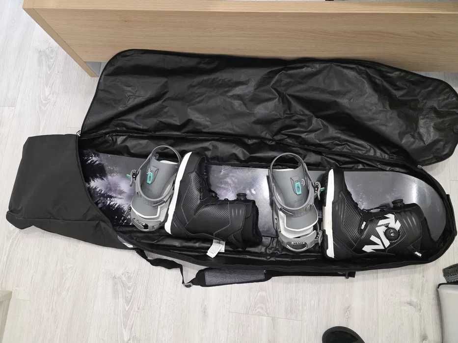 Placa snowboard Raven Lupus 150 cu legaturi Drake si husa