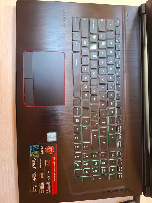 MSI GE73VR 7RE Raider 17" 120hz - 1060 8GB, i7-7700HQ, 16GB RAM, 1TB