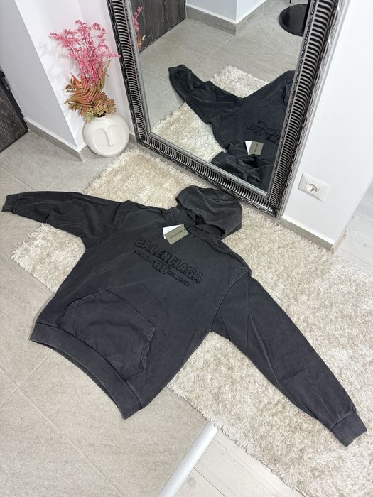 Hanorac hoodie Balenciaga bumbac 100% colectie noua Premium