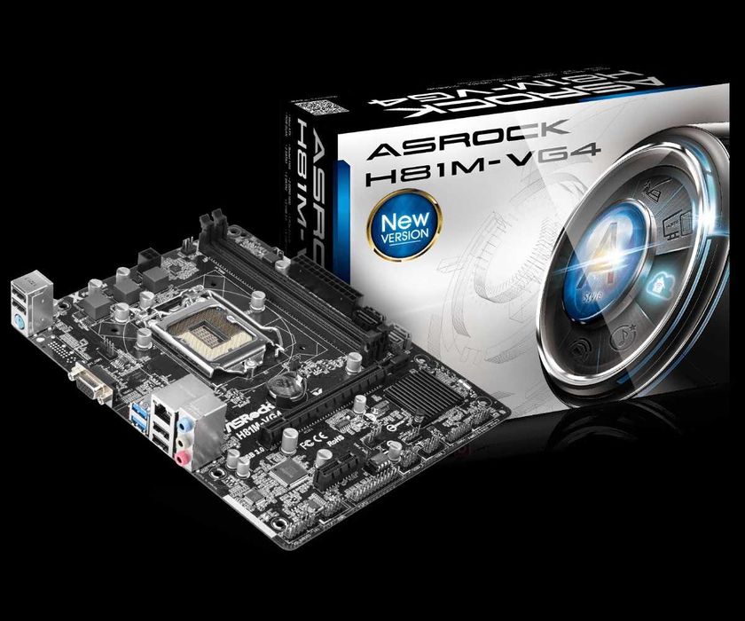 Дъно , процесор и РАМ  H81M-VG4 , G3420 ,4 ГБ