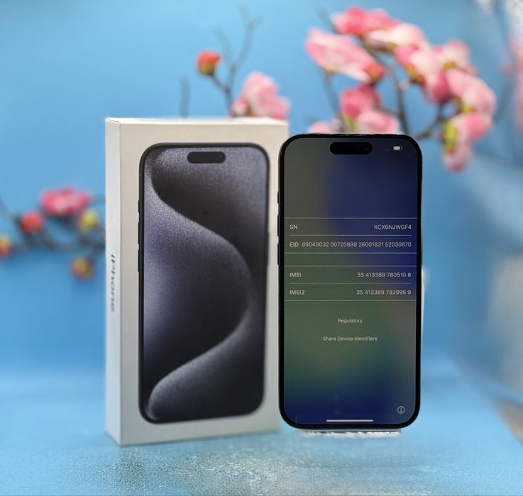 НОВ!!! Apple iPhone 15 Pro, 128GB, 5G, Blue Titanium