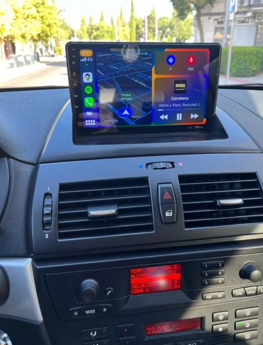 Мултимедия 9" Android 14 за BMW X3 E83 навигация Carplay RDS DSP