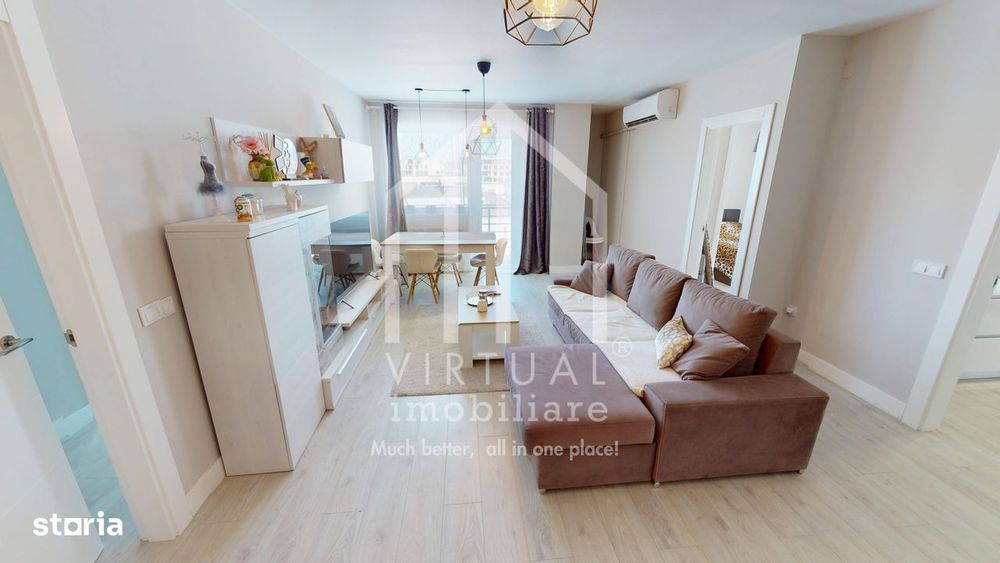 Apartament de vanzare in Sibiu, 77 mp, mobilat si utilat, cartier Alma — fotografia 1