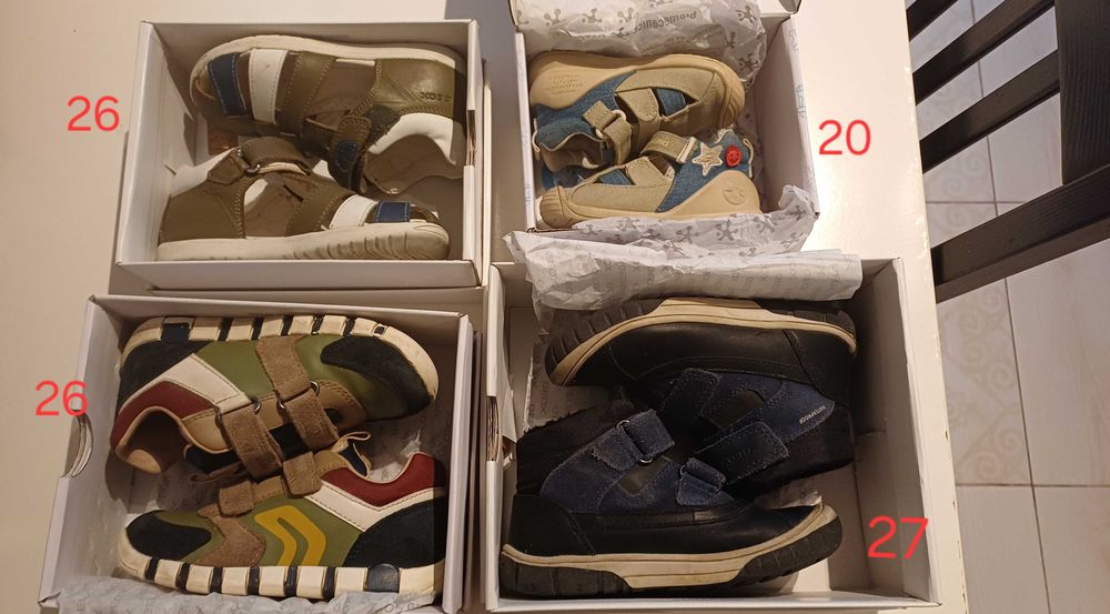 Pantofi copii GEOX și Biomecanics