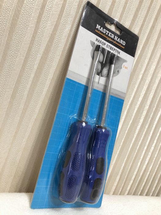 Набор отверток Master Hand из 2 шт (новый)