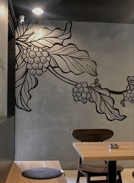 Роспись стен рисунки на стенах художник