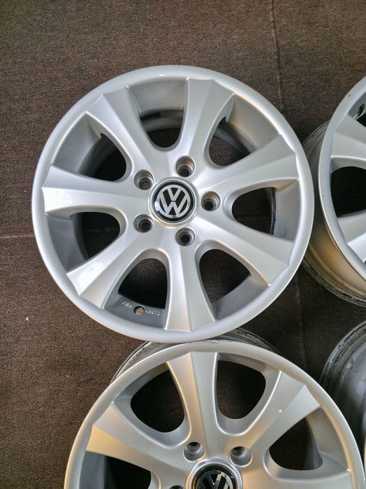 4 Jante Aliaj 5x120 16'' Dedicate VW Transporter T5 T6 Multivan Caravelle - 6.5J ET 37 !