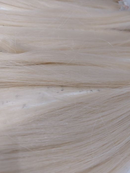 Коса екстеншън Синтетична руса треса с щипки