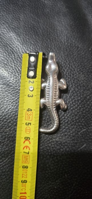 Pandant argint crocodil